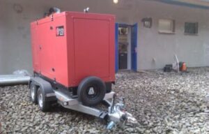 Mobilní motorgenerátor pro ČOV NEJDEK 2