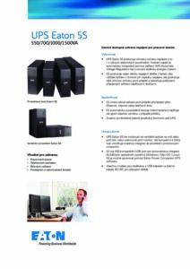 Eaton 5S CZ pdf