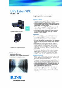 Eaton 9PX 5 22kVA CZ pdf