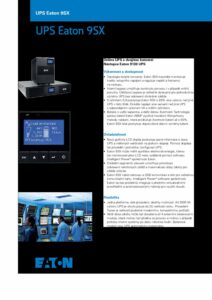 Eaton 9SX CZ pdf