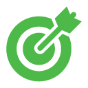 Terč ikona green Terč ikona green