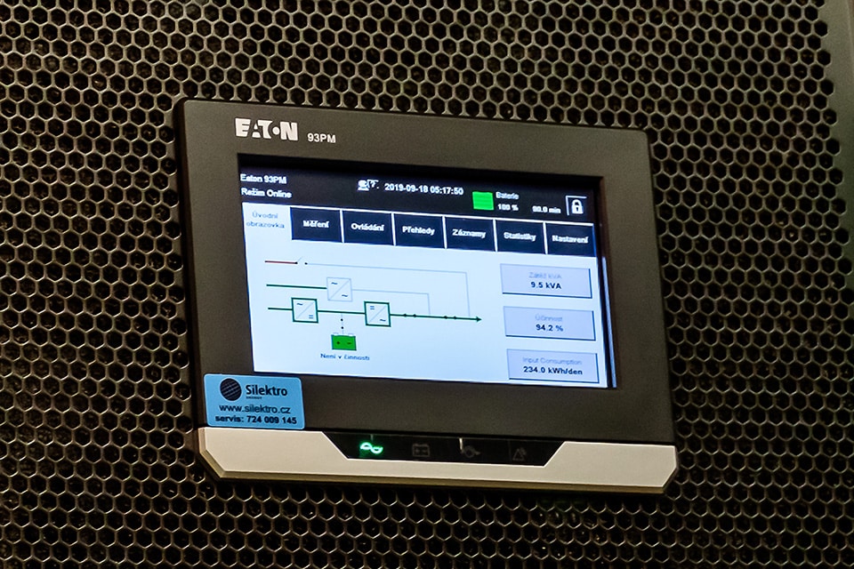 UPS Eaton display UPS Eaton display