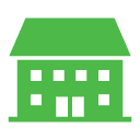 Sikma strecha ikona green Sikma strecha ikona green