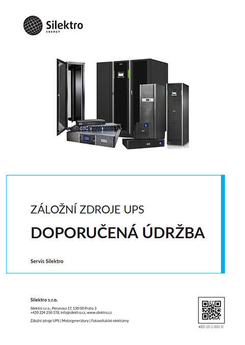 Doporučená údržba UPS