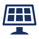 Fotovoltaicky panel ikona silektro