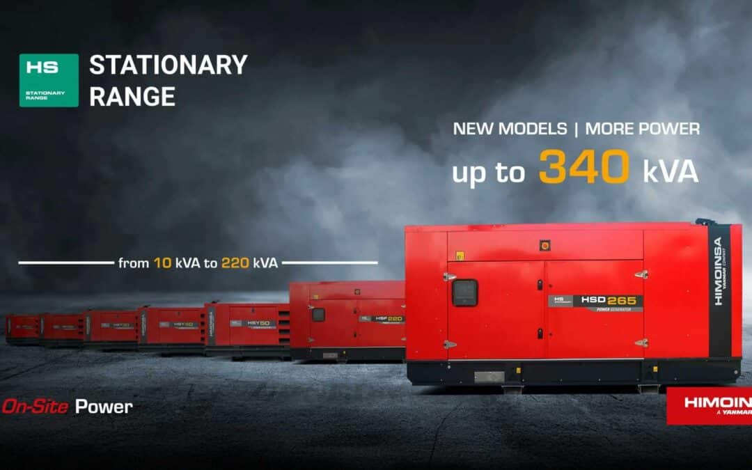 HIMOINSA rozšiřuje stacionární řadu motorgenerátorů až na 340 kVA